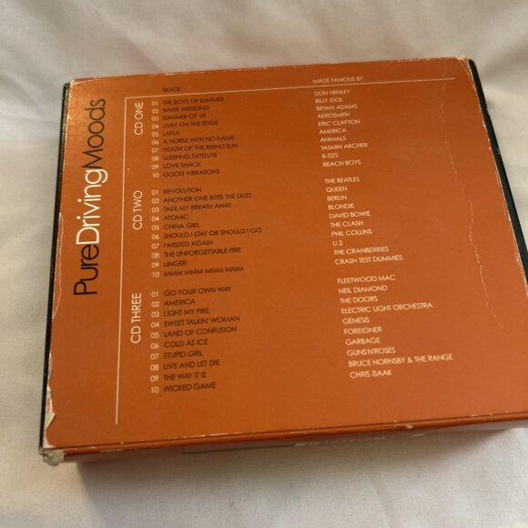 Pure Driving Moods 3 CDs Boxset W/ Great Songs White Wedding Atomic Light My Fir - Picture 7 of 12